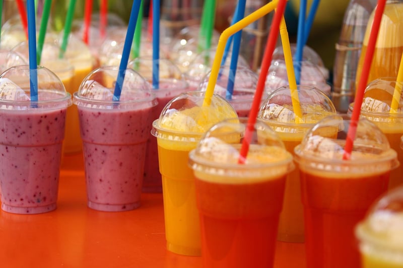 Vibrant smoothies